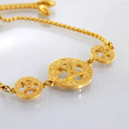دستبند دخترانه مارشالی Louis Vuitton کد ds-126 سمت چپ