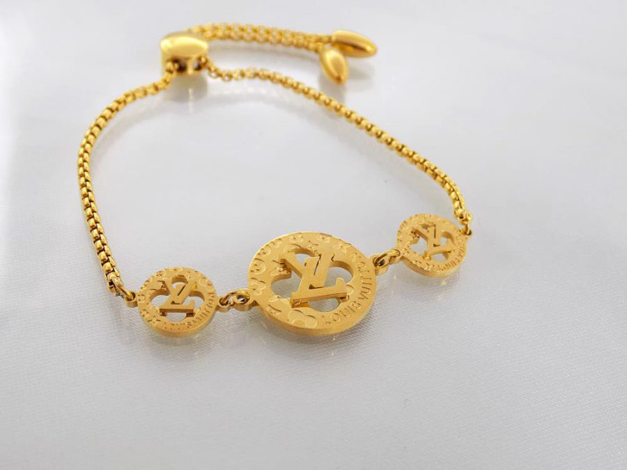 دستبند دخترانه مارشالی Louis Vuitton کد ds-126 از بالا روبرو