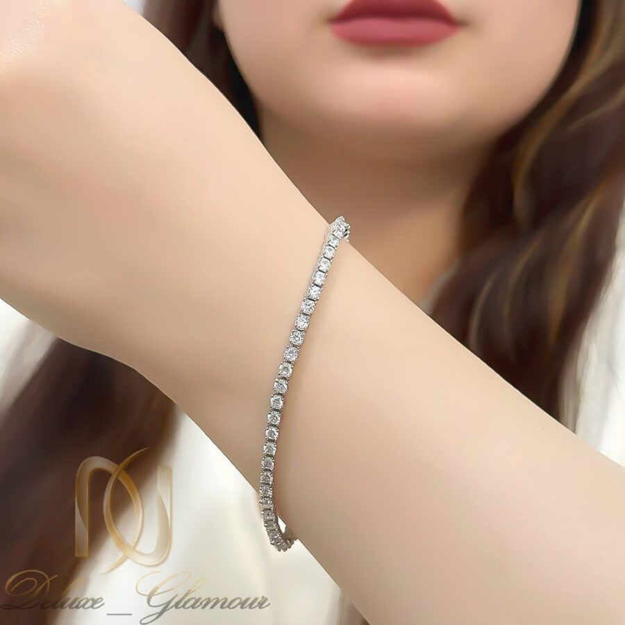 دستبند نقره زنانه تنیسی ظریف