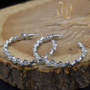 گوشواره نیم حلقه ای بزرگ