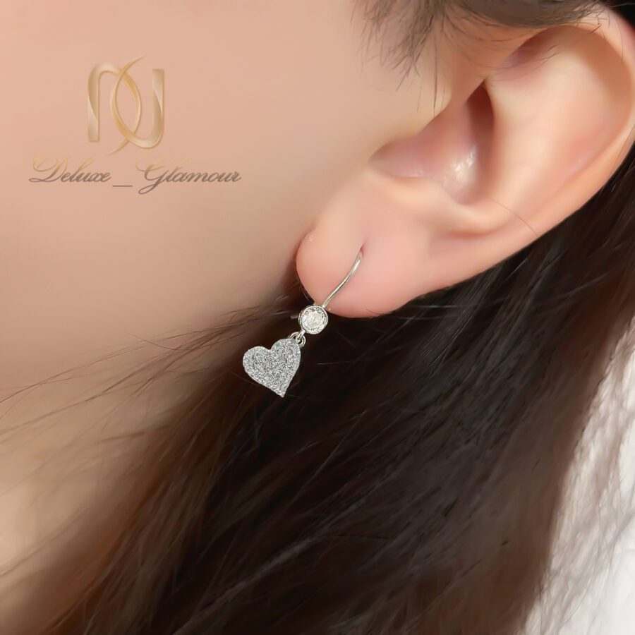 گوشواره نقره قلب جدید