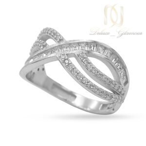 عکس انگشتر نقره زنانه مدل مارپیچ