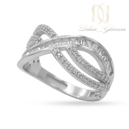 عکس انگشتر نقره زنانه مدل مارپیچ