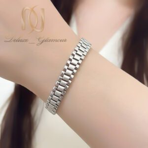 دستبند رولکس زنانه نقره