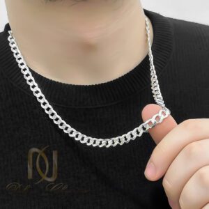 گردنبند نقره مردانه کارتیر ساخت ترکیه