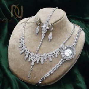 مدل ست ساعت و سرویس نقره زنانه