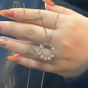 گردنبند نقره برگ زیتون