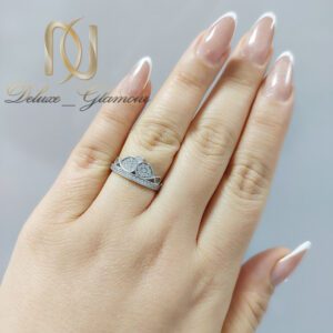 انگشتر نقره دخترانه مدل تاج
