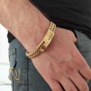 دستبند مردانه رولکس استیل طلایی