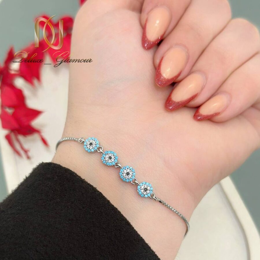 دستبند نقره چشم نظر