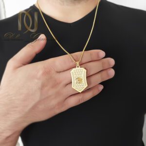 گردنبند مردانه استیل ورساچه طلایی