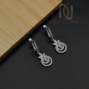 گوشواره نقره گل نیلوفر