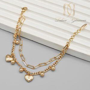 دستبند زنانه ژوپینگ قلب و گوی