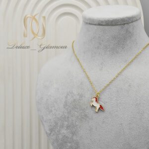 گردنبند بچگانه استیل مدل یونیکورن