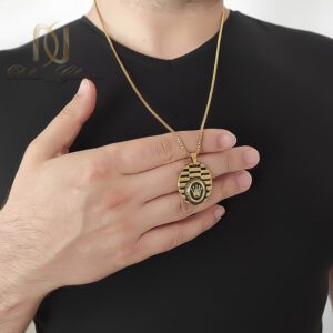 گردنبند مردانه استیل رولکس رنگ ثابت
