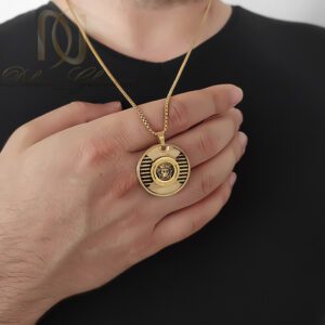 گردنبند مردانه ورساچه استیل بلند