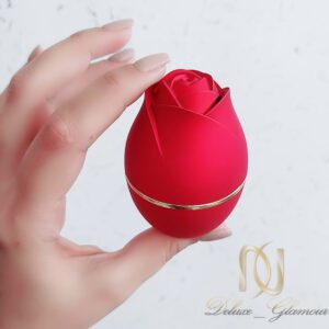 جعبه انگشتر چراغ دار مدل گل رز قرمز لوکس