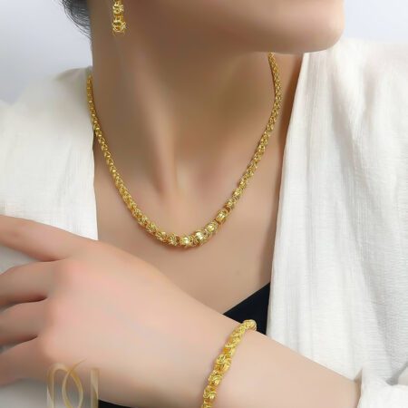 سرویس نقره زنانه طلایی