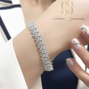دستبند نقره نگین مارکیز