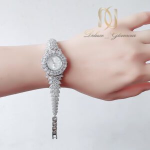ساعت نقره زنانه صفحه گرد