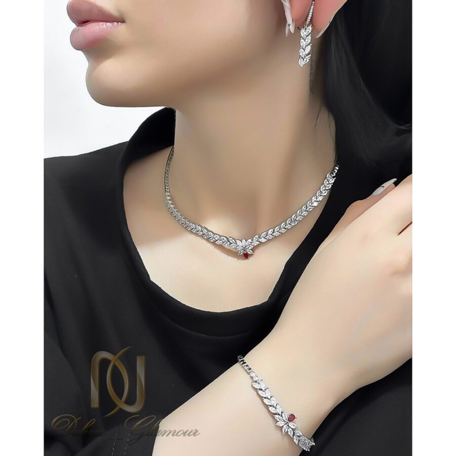 سرویس نقره زنانه طرح خوشه
