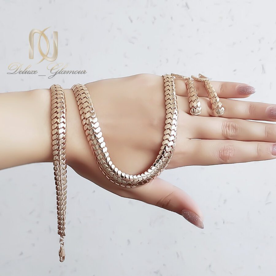 سرویس نقره زنانه مدل ماری طلایی