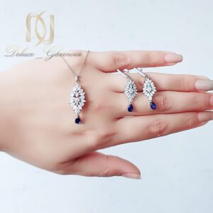 نیم ست نقره فلاور و اشک