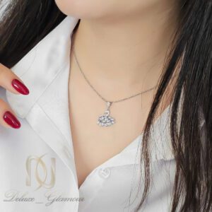 گردنبند نقره مدل قو