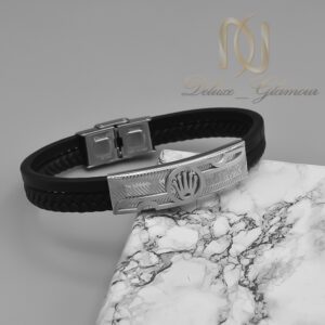 دستبند چرم مردانه رولکس