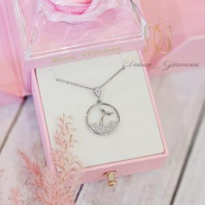 گردنبند نقره زنانه دم نهنگ وال
