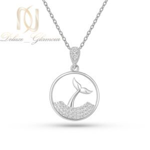 گردنبند نقره زنانه دم نهنگ