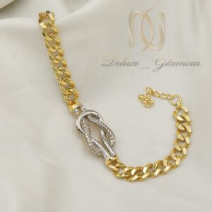 دستبند نقره زنانه گره عشق بدون نگین