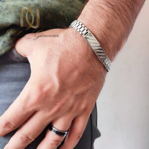 دستبند رولکس مردانه نقره 925