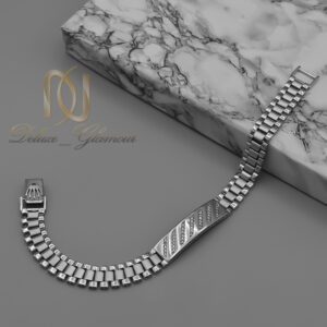 دستبند نقره مردانه رولکس