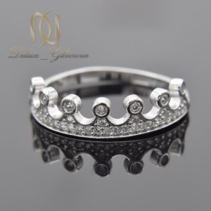 انگشتر نقره دخترانه مدل تاج