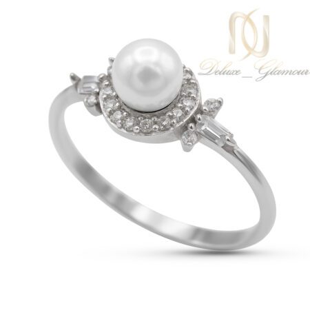 انگشتر نقره دخترانه مرواریدی