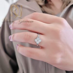 انگشتر نقره زنانه ونکلیف ظریف