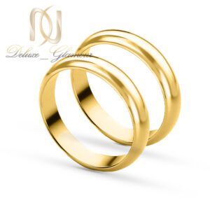 حلقه ست نقره ازدواج طلایی