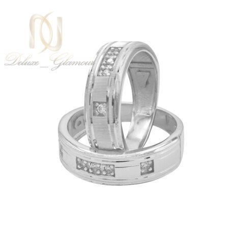 حلقه ست نقره نامزدی طرح جدید