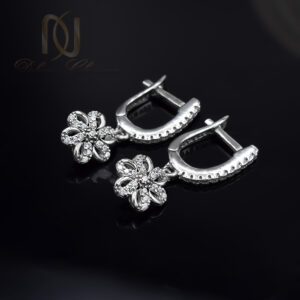 گوشواره نقره مدل گل