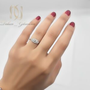 انگشتر نقره زنانه ظریف نگین دار