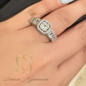 انگشتر نقره زنانه مدل امرالدکات جدید