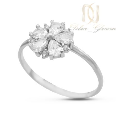 انگشتر نقره زنانه مدل گل ظریف