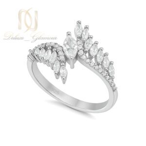 انگشتر نقره زنانه نگین مارکیز