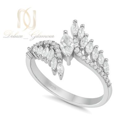 انگشتر نقره زنانه نگین مارکیز