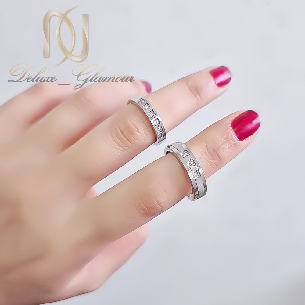 حلقه ست نقره ازدواج تراش جدید