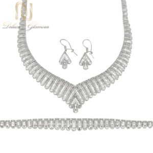 سرویس نقره زنانه بدون نگین