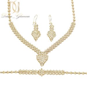 سرویس نقره زنانه تراش طرح طلا