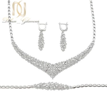 سرویس نقره زنانه نگین باگت