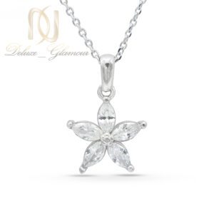 گردنبند نقره زنانه مدل گل